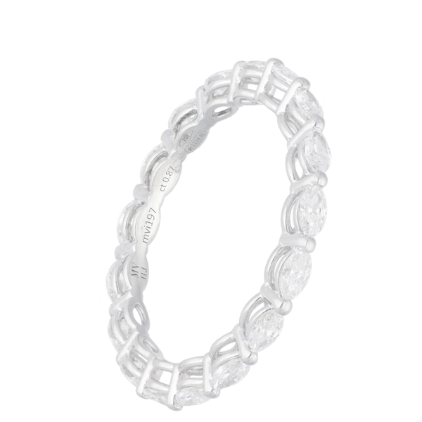 Bague Sympathy Or blanc Diamants Marquise