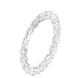Bague Sympathy Or blanc Diamants Marquise