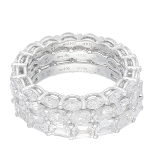 Bague Sympathy Or blanc Diamants Marquise