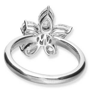 Bague Flower Or blanc Diamants