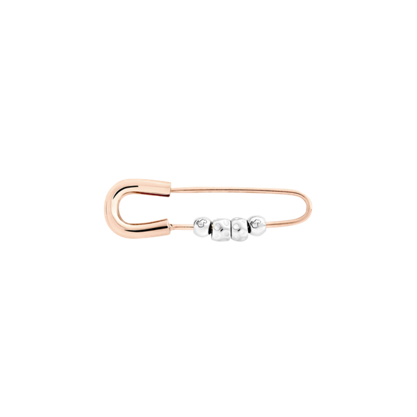 Epingle Or rose 9 carats et Argent