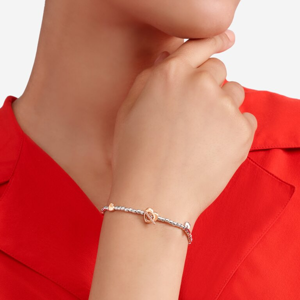 Composant Coeur Anneau brisé Or rose 9 carats