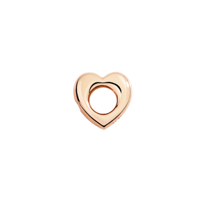 Composant Coeur Anneau brisé Or rose 9 carats