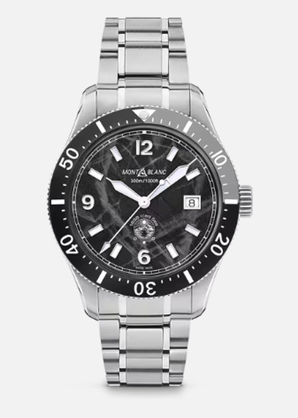 Montre Iced Sea Noir Bracelet Acier