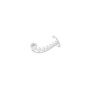 Mono Boucle Ballerina Or blanc Diamants