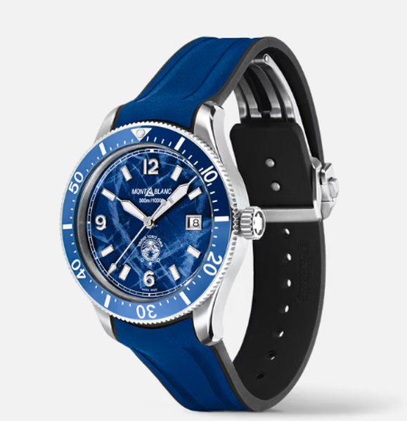 Montre Iced Sea Bleu Caoutchouc