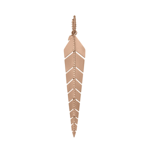 Boucle d'oreille ALAE Maxi Or rose