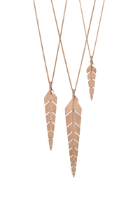 Collier ALAE Big Or rose