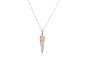 Collier ALAE Petit Or rose Diamants 0.25 carats