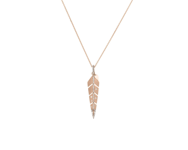 Collier ALAE Petit Or rose Diamants 0.25 carats