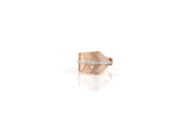 Bague ALAE Or rose Diamants 0.34 carats