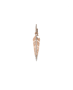 Boucle d'oreille ALAE Petite Or rose Diamants 0.35 carats