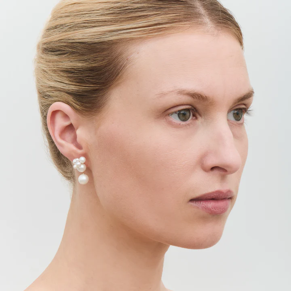 Boucle d'oreille Bisou Perle