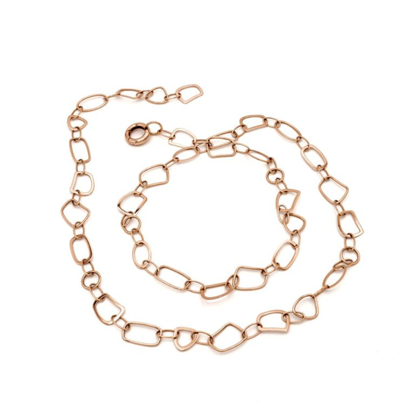 Collier Puzzle Solo Or rose