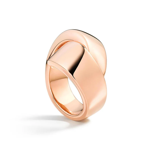 Bague Abbraccio Midi Or rose