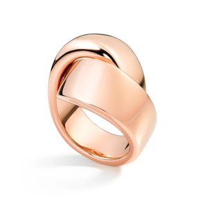 Bague Abbraccio Midi Or rose