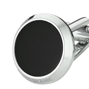 Boutons de Manchette Meisterstück avec Incrustation d'Onyx