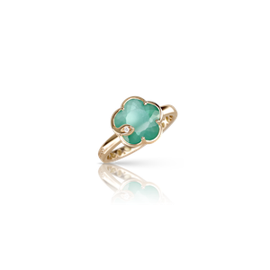 Bague Petit Joli Or Rose Agate et Pierre de Lune