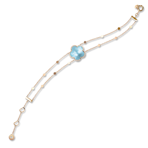 Bracelet Bon Ton Topaze bleue Ciel