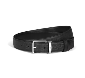 Ceinture Réversible Everyday 30 mm en Cuir Grainé Noir