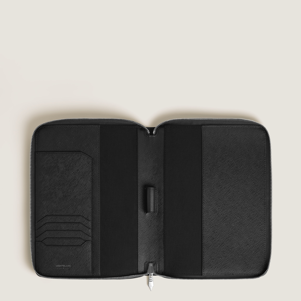 Etui Pour Carnet Petit Format Cuir Sartorial Noir