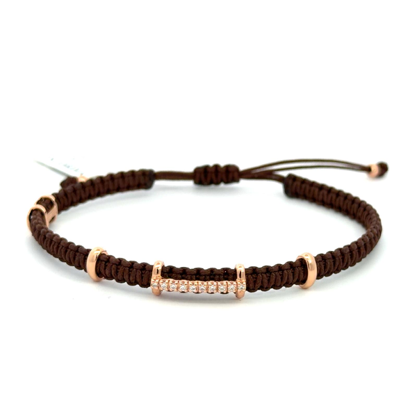 Bracelet Heritage or rose diamants blancs