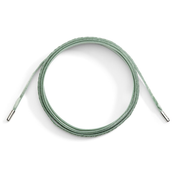Corde Velvet Vert Bouts Argent