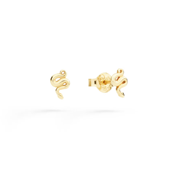 Boucles d'oreilles Serpents Or jaune