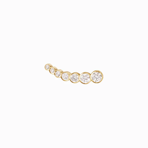 Mono Boucle d'oreille Petit Croissant De Lune