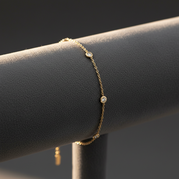 Bracelet Or jaune Bulles Diamants
