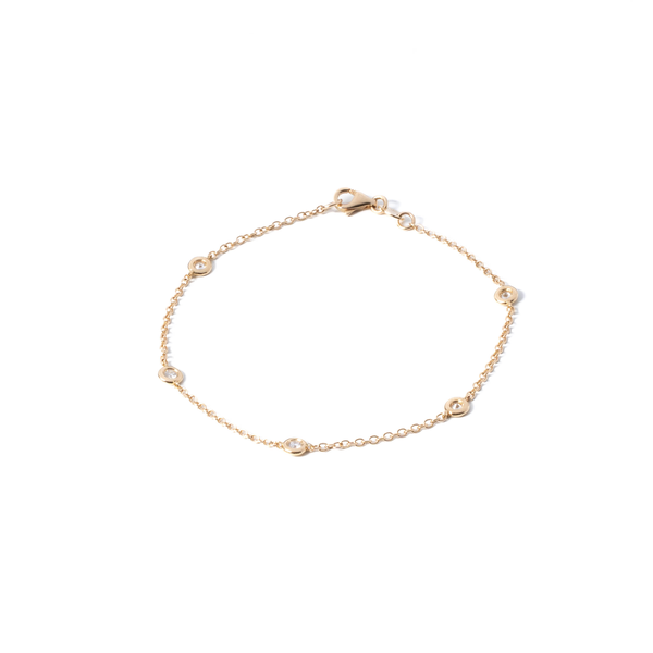 Bracelet Or jaune Bulles Diamants