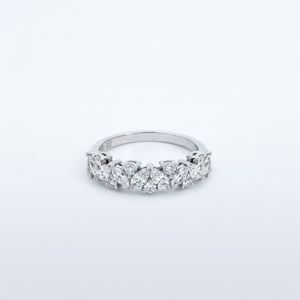 Alliance Diamant Taille Brillant et Navette