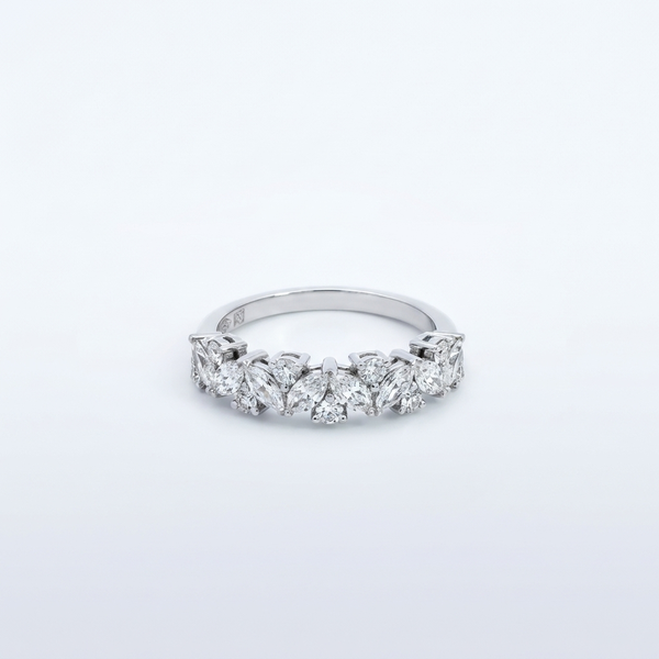 Alliance Diamant Taille Brillant et Navette