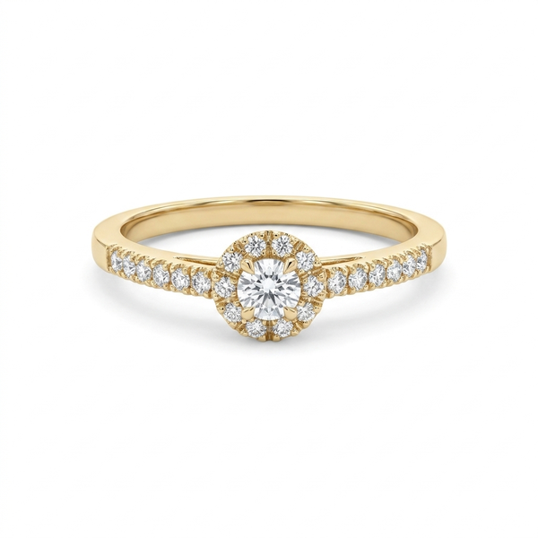Bague Diamants 0,13 Carats + 0,15 Carats