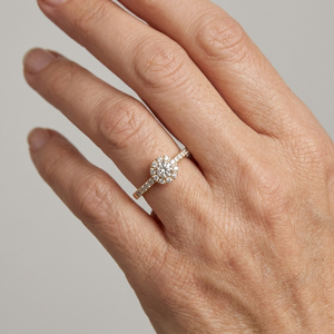 Bague Diamants 0,13 Carats + 0,15 Carats