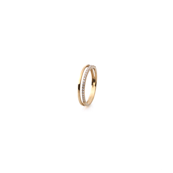 Bague Double Diamants 0.13 carats