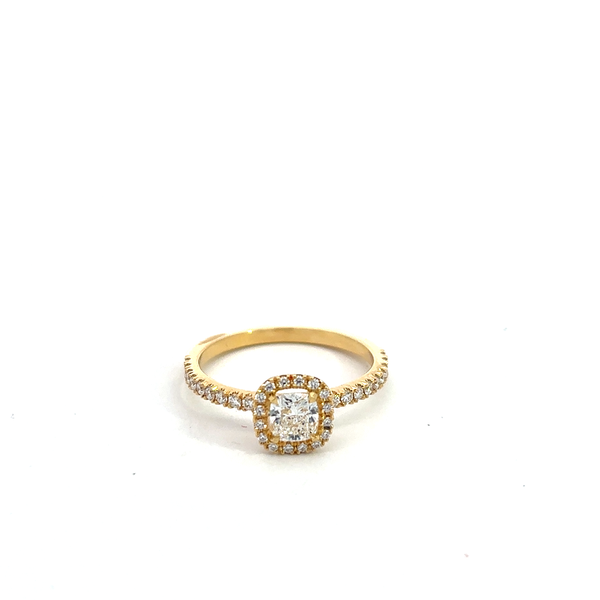 Bague Diamant Taille Coussin EVS1 0,5 Carats