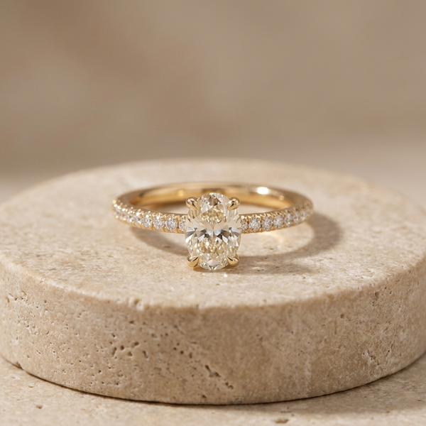 Bague Diamant Taille Ovale 1 Carats LVVS2