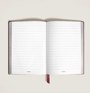 Carnet ligné cassis