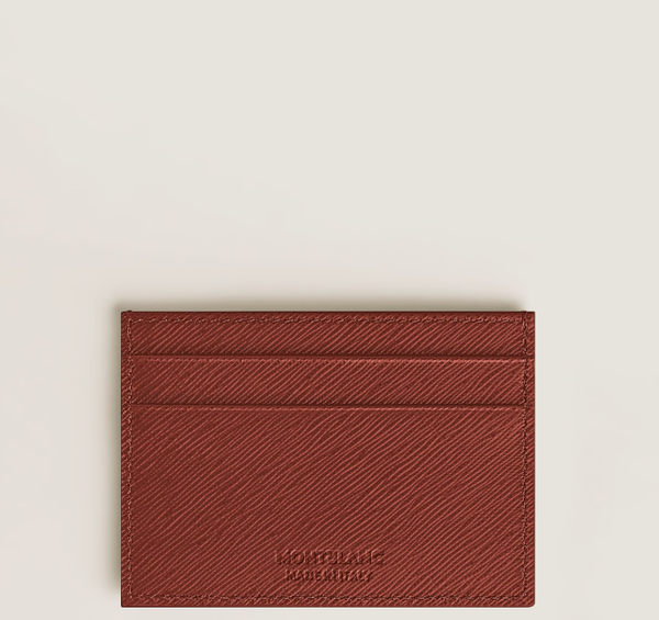 Porte-Cartes 5cc en Cuir Sartorial