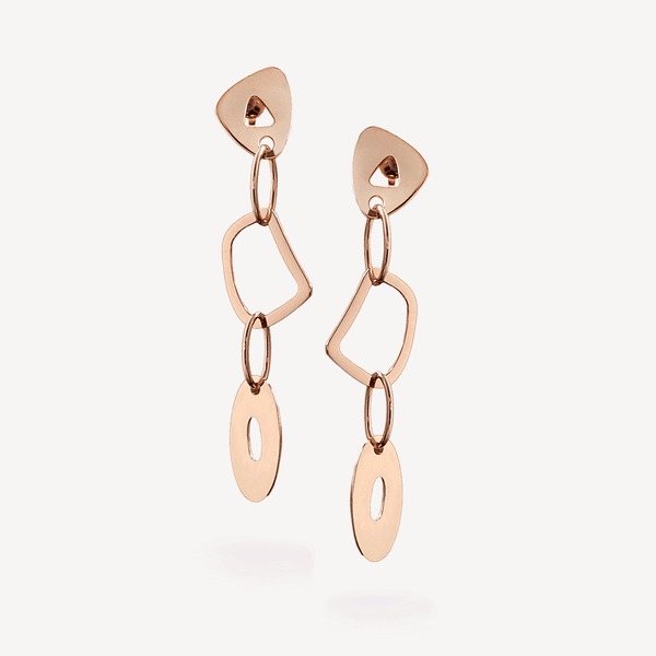 Boucles d'oreilles Puzzle Solo Or rose