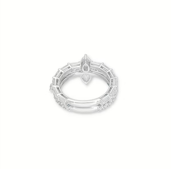 Bague Mirror Or blanc Diamants