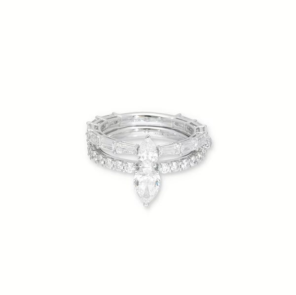 Bague Mirror Or blanc Diamants