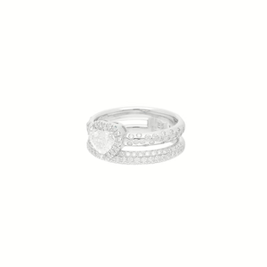 Bague Liberty Or blanc Diamants