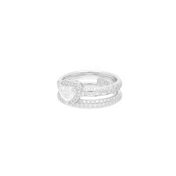 Bague Liberty Or blanc Diamants