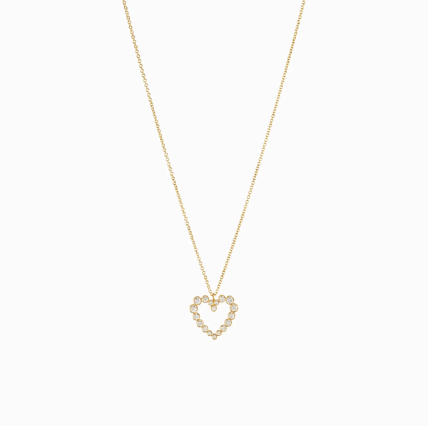Collier Soprano Coeur Diamants 0.42ct