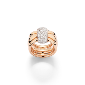 Bague Together Or rose 98 diamants 1 carats