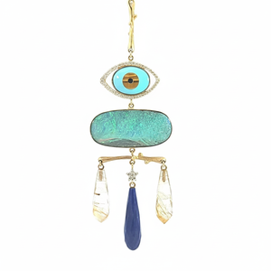 Nature Pendentif pour Boucle d'Oreille Or Jaune Ole Lynggaard