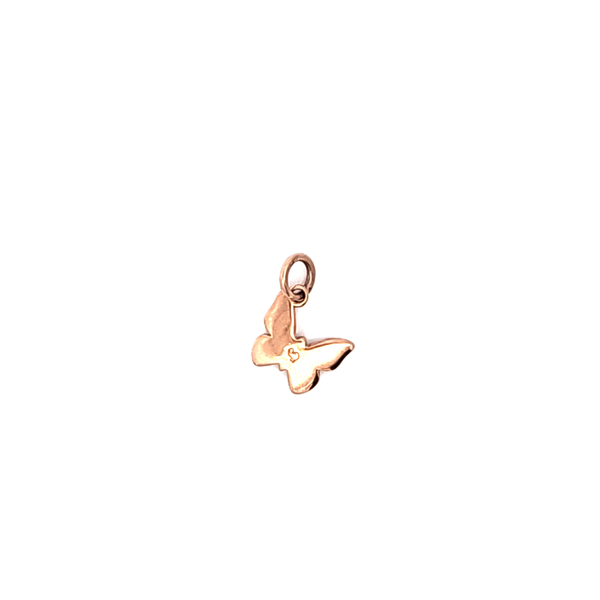 Charm Papillon Or rose Diamants Dodo