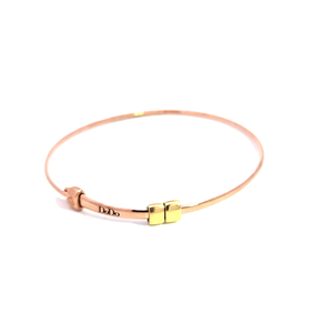 Bracelet Essential Or rose 9 carats et 2 stoppers Or jaune Dodo